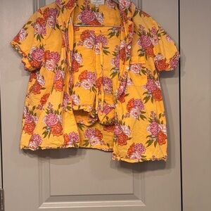 Yellow Floral Pajama Set 5 for $30 ⭐️